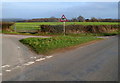 SO4622 : Cow triangle and grass triangle near Garway Common by Jaggery