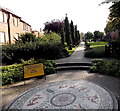 SJ4066 : Four Seasons mosaic at the entrance to the Roman Gardens in Chester by Jaggery