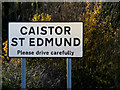 TG2305 : Caistor St. Edmund Village Name sign by Geographer