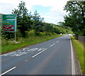 SO1919 : Western approach to the A40 and A479 junction NW of Crickhowell by Jaggery