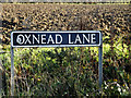 TM2693 : Oxnead Lane sign by Geographer