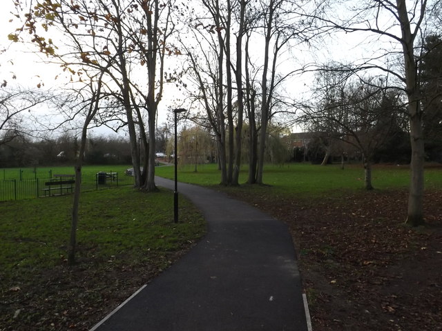 Path through Town Park