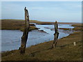 TF7244 : Tidal creek at Thornham, Norfolk by Richard Humphrey