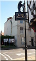 SO8933 : Ye Olde Black Bear name sign and bear, Tewkesbury by Jaggery