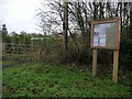 SJ8360 : Astbury Parish Council noticeboard by Christine Johnstone