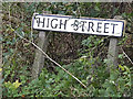 TL3362 : High Street sign by Geographer