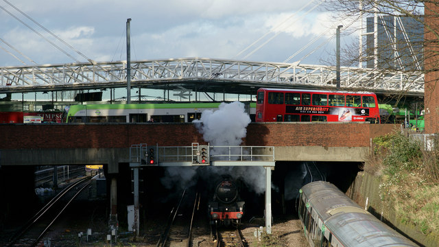 A Busy East Croydon Station