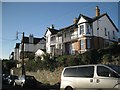 SX9473 : Semi-detached houses, west side of Higher Brimley by Robin Stott