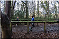 TQ2997 : Joggers in Trent Park, London N14 by Christine Matthews