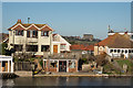 TQ1904 : Houses overlooking Widewater Lagoon by Ian Capper