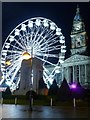 SD7109 : Big Wheel and Town Hall, Victoria Square by David Dixon