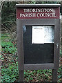 TM4274 : Thorington Village  Notice Board by Geographer