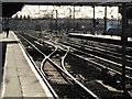 SE5703 : Rail Tracks at Doncaster Station by Andrew Tryon