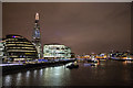 TQ3380 : City Hall and The Shard from Tower Bridge, London SE1 by Christine Matthews