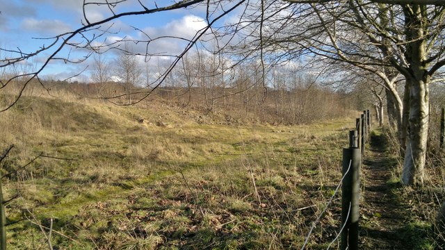 Path above Milltown Quarry