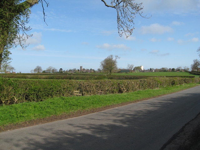 Approaching the village 2 - Hanbury, Staffordshire