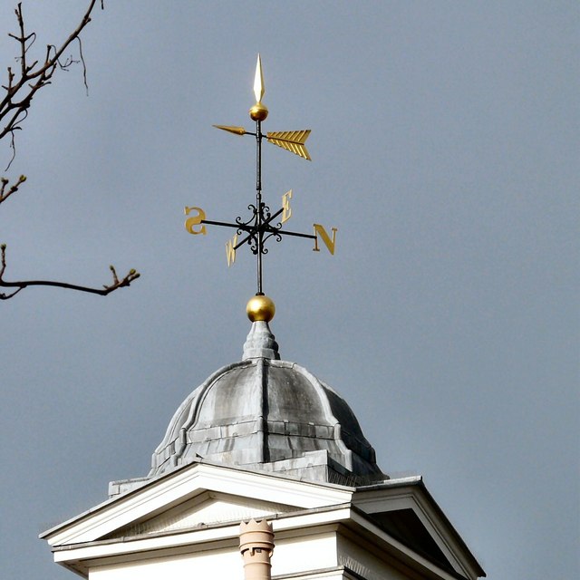 St Thomas' Hospital cupola and weather vane