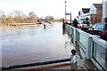 SO8540 : Flood level, Waterside, Upton by Bob Embleton