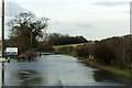 SU3977 : Wantage Road in flood by Steve Daniels