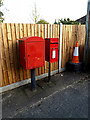 TM4289 : Upper Grange Road Postbox & Royal Mail Dump Box by Geographer