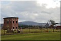 NS9042 : Former racecourse, Lanark by Jim Barton