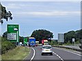 TL9063 : Westbound A14 Approaching Rookery Crossroads by David Dixon