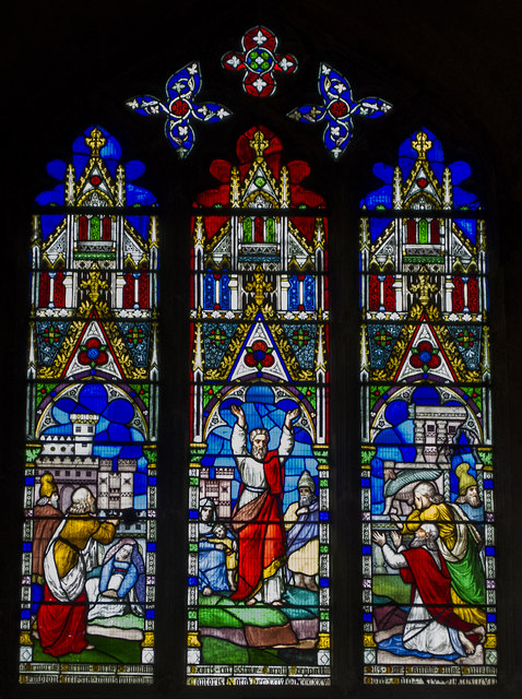 Jonah, Stained glass window, Ely Cathedral