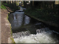 TL1406 : Abbey Mill bypass cascade from the bottom by Stephen Craven