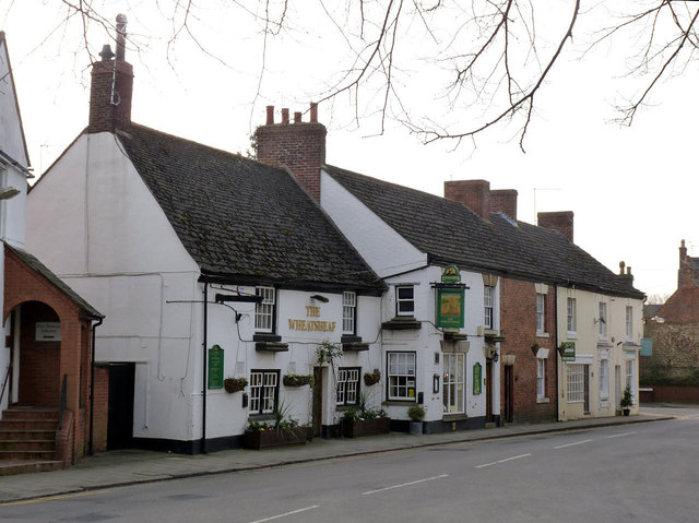 The Wheatsheaf and adjacent cottages, Northgate