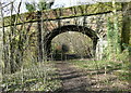 SE0420 : The south side of Highlee Lane railway bridge  by Humphrey Bolton