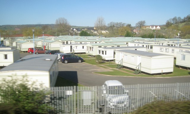 Caravans, holiday camp, Dawlish Warren