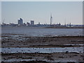 SU6204 : Portchester: view of Portsmouth across the harbour by Chris Downer