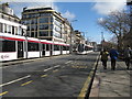 NT2473 : Trams on Princes Street by M J Richardson