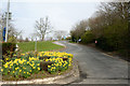 SO9981 : Access road to Frankley Services by Trevor Littlewood