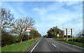 TL2960 : A1198 Ermine Street, Caxton Gibbet by Geographer