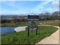 ST1699 : Information Board, Aberbargoed Grasslands by Robin Drayton