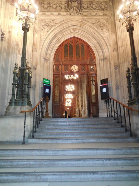 Steps to St Stephen's Hall, Westminster