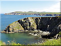 SM8734 : The Western Cliffs of Penmorfa by Tony Atkin