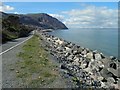 SH7276 : Penmaenmawr promenade ahead by Steve  Fareham