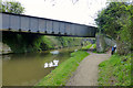 SK3827 : Two bridges over the Trent & Mersey Canal by David Lally