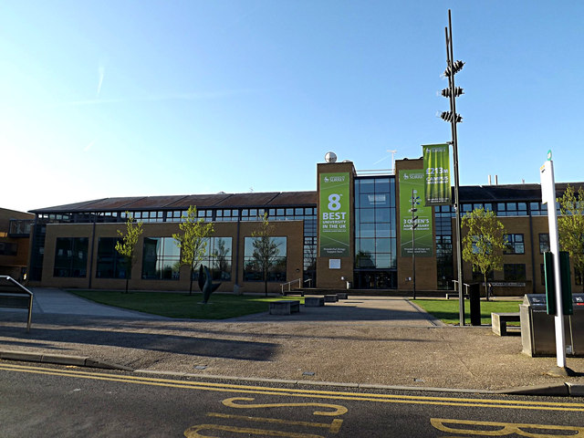 Austin Pearce Building on Stag Hill Campus at The University of Surrey