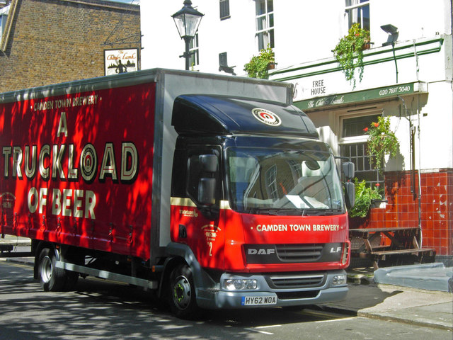 A truckload of beer