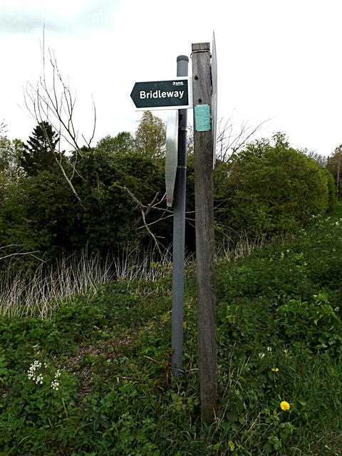 Wash Lane bridleway sign