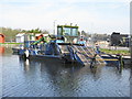 NS9082 : Canal maintenance boat  by M J Richardson