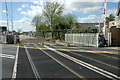 SP5822 : London Road Level Crossing by Andrew Bodman