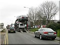 SP3065 : Delivering new cars to the Vauxhall dealer, Old Milverton Road, Leamington by Robin Stott