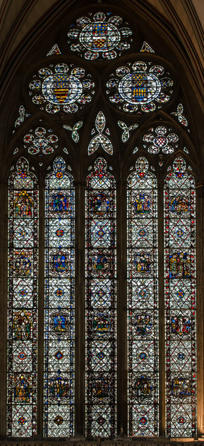 Stained glass window CHs4, York Minster