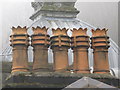 TA0487 : Chimney Pots on the Spa by Dave Pickersgill