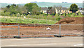 J4272 : New roundabout, Millmount Road, Dundonald - May 2014(2) by Albert Bridge