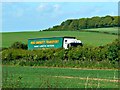 SU1977 : Truck, A346, Chiseldon by Brian Robert Marshall